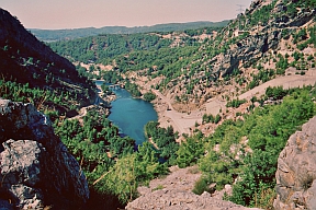 Blick vom Manavgat-Staudamm