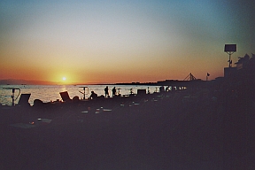 Thalia Beach Resort, Sonnenuntergang