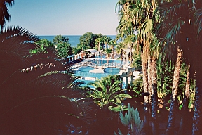 Thalia Beach Resort, Blick ber den Poolbereich